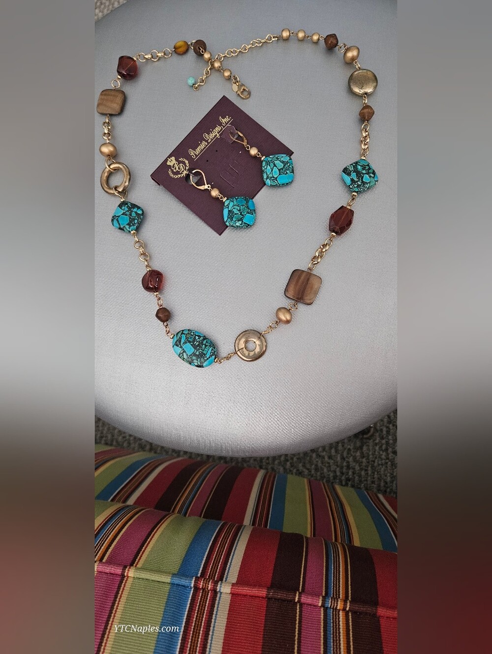 Canyon' Southwestern-inspired set; necklace and earrings